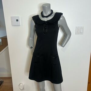 Coco TASHI Elegant Black Sleeveless Mini Dress❤️M
